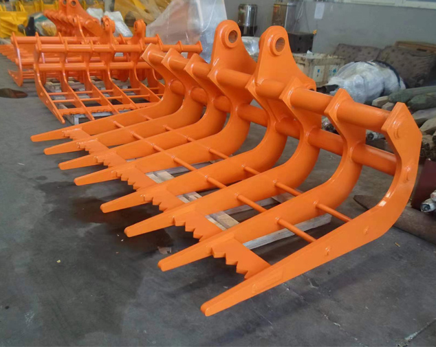 Excavator Rake