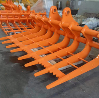 Excavator Rake